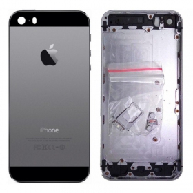 Apple iPhone 5S tampa traseira da bateria cinza (space grey) (usado grade B, original)