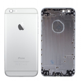 Apple iPhone 6 tampa traseira da bateria (prata) (usado grade B, original)