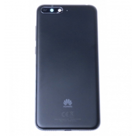 Huawei Y6 2018 tampa traseira da bateria (preto) (usado grade C, original)