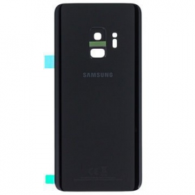 Samsung G960F Galaxy S9 tampa traseira da bateria preto (Midnight Black) (usado grade A, original)
