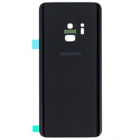 Samsung G960F Galaxy S9 tampa traseira da bateria preto (Midnight Black) (usado grade B, original)