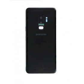 Samsung G965F Galaxy S9 Plus tampa traseira da bateria preto (Midnight Black) (usado grade C, original)