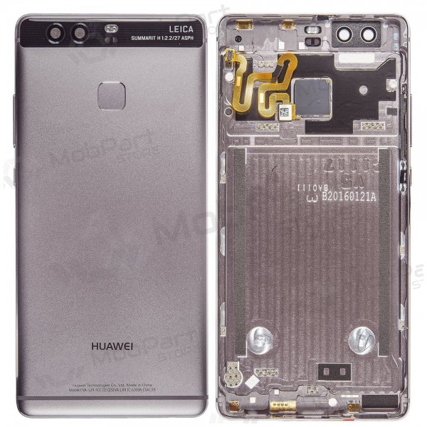 Huawei P9 tampa traseira da bateria (Titanium Grey) (service pack) (original) Huawei P9 tampa traseira da bateria (Titanium Grey) (service pack) (original)