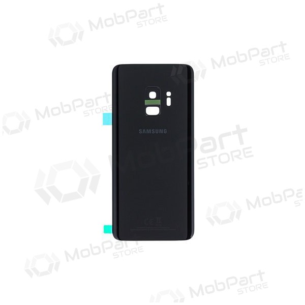 Samsung G960F Galaxy S9 tampa traseira da bateria preto (Midnight Black) (usado grade A, original) Samsung G960F Galaxy S9 tampa traseira da bateria preto (Midnight Black) (usado grade A, original)