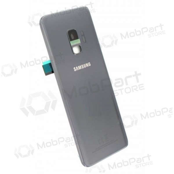 Samsung G960F Galaxy S9 tampa traseira da bateria cinza (Titanium Gray) (usado grade B, original)
