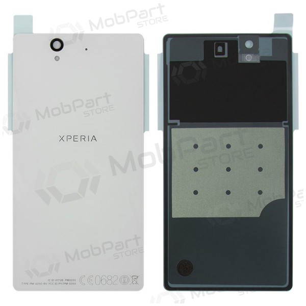 Sony Xperia Z L36h C6602 / Xperia Z C6603 tampa traseira da bateria (branco) Sony Xperia Z L36h C6602 / Xperia Z C6603 tampa traseira da bateria (branco)