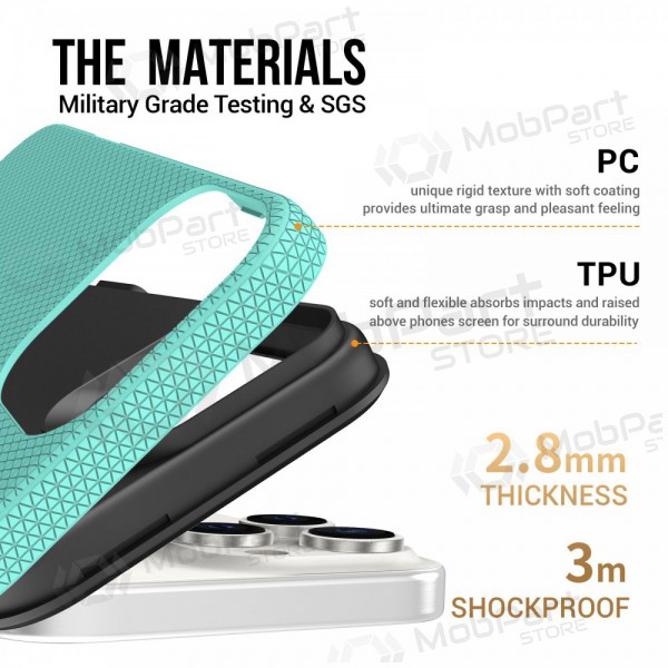 Capa Perfectionists Triangle Mag Case Apple iPhone 15 Pro Max verde