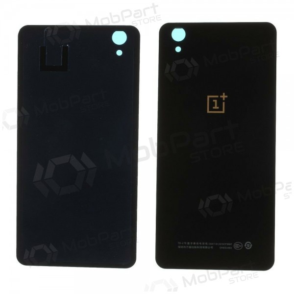 OnePlus X tampa traseira da bateria (preto) (usado grade B, original) OnePlus X tampa traseira da bateria (preto) (usado grade B, original)