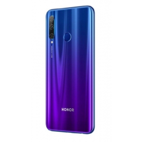 Huawei Honor 20 Lite tampa traseira da bateria azul (Phantom Blue) (usado grade C, original)