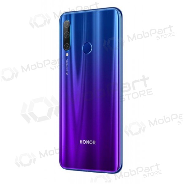 Huawei Honor 20 Lite tampa traseira da bateria azul (Phantom Blue) (usado grade C, original) Huawei Honor 20 Lite tampa traseira da bateria azul (Phantom Blue) (usado grade C, original)