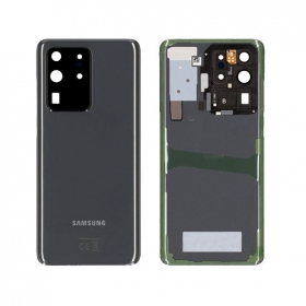 Samsung G988 Galaxy S20 Ultra tampa traseira da bateria cinza (Cosmic Grey) (usado grade B, original)