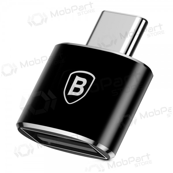 Adaptador Baseus USB-A to Type-C OTG preto CATOTG-01