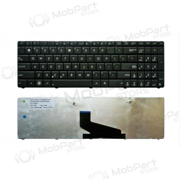 ASUS: K53U, K53B, K53T, K53, K53E teclado ASUS: K53U, K53B, K53T, K53, K53E teclado