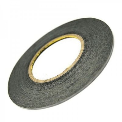 Fita adesiva dupla face 3mm (preto)