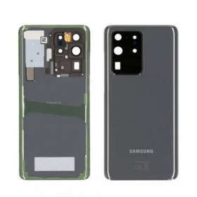 Samsung G988 Galaxy S20 Ultra tampa traseira da bateria cinza (Cosmic Grey) (usado grade C, original)