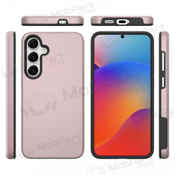 Capa Perfectionists Triangle Case Samsung S928 S24 Ultra rožinio aukso