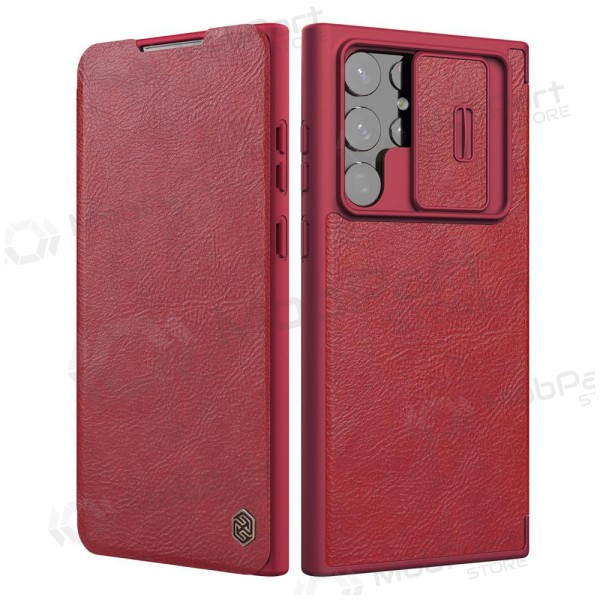 Samsung Galaxy S23 Plus capa „Nillkin Leather“ (vermelho)
