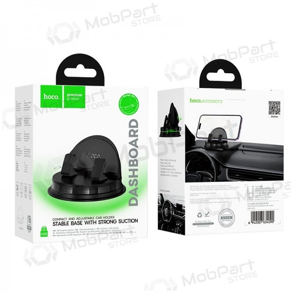 Suporte para telefone de carro Hoco H55 (dashboard) preto