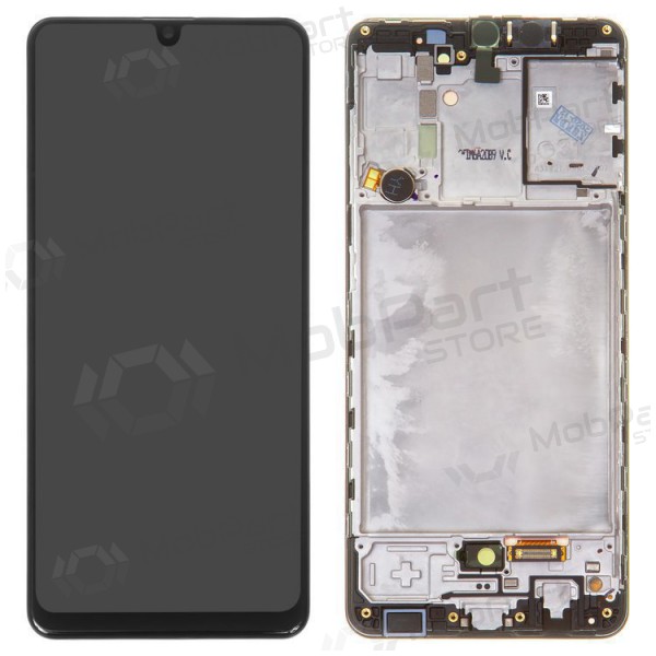 Samsung Galaxy A31 ecrã (preto) (com moldura) (original) Samsung Galaxy A31 ecrã (preto) (com moldura) (original)
