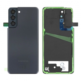 Samsung G991 Galaxy S21 5G tampa traseira da bateria (Phantom Grey) (usado grade C, original)