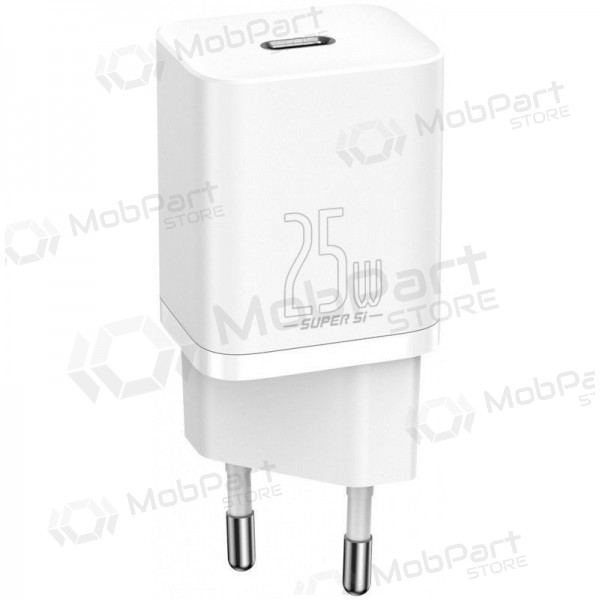 Carregador buitinis Baseus Super Si 25W + Type-C 1.0m branco TZCCSUP-L02