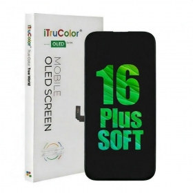 Ekranas para iPhone 16 Plus su lietimui jautriu stikliuku Premium OLED (with Removable IC)