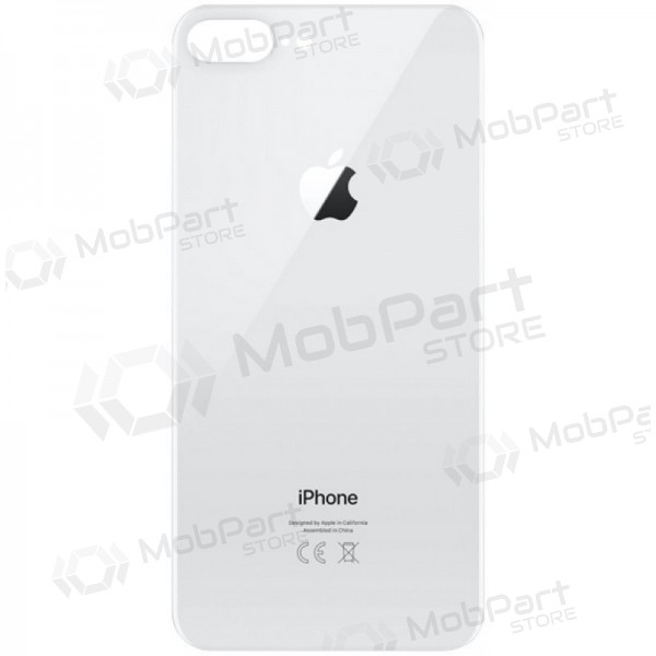 Apple iPhone 8 Plus tampa traseira da bateria (prata) (bigger hole for camera) Apple iPhone 8 Plus tampa traseira da bateria (prata) (bigger hole for camera)
