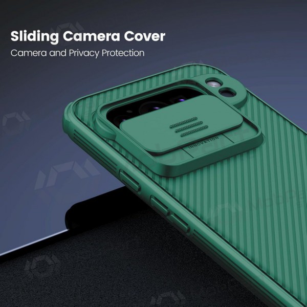 Google Pixel 7A capa „Nillkin CamShield Pro“ (verde)