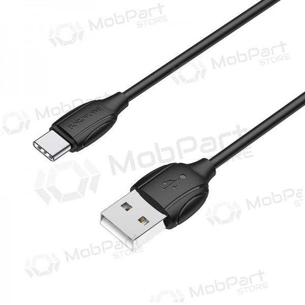 USB cabo Borofone BX19 USB-A to USB-C 1.0m preto