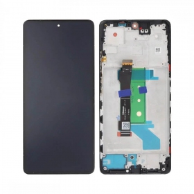 Ekranas Xiaomi Redmi Note 12 Pro+ 5G su lietimui jautriu stikliuku e rėmeliu Midnight Black OLED