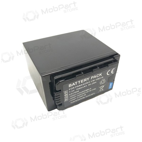 Panasonic VW-VBD78 7800mAh foto bateria / acumulador Panasonic VW-VBD78 7800mAh foto bateria / acumulador