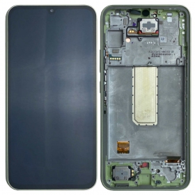Samsung Galaxy A34 5G ecrã (verde luz) (com moldura) (original)