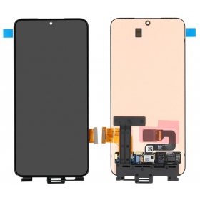 Ekranas Samsung S901 S22 5G su lietimui jautriu stikliuku (NO FRAME) original (service pack)
