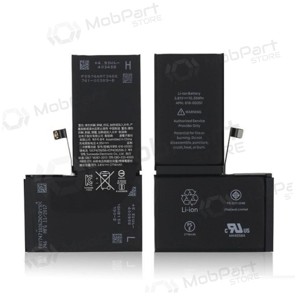 Apple iPhone X bateria / acumulador (2716mAh) Apple iPhone X bateria / acumulador (2716mAh)