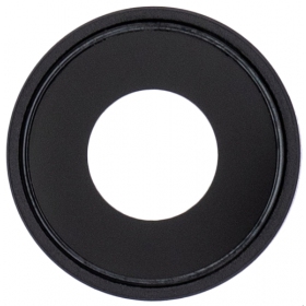 Apple iPhone XR lente vidro da câmera (preto) (com moldura)
