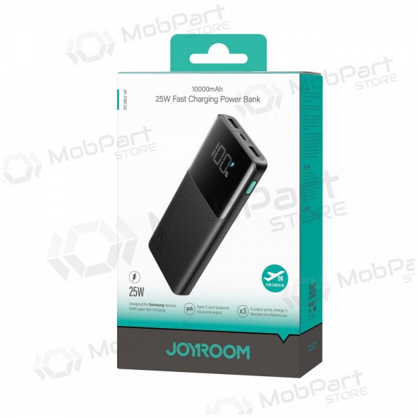 Bateria externa Power Bank Joyroom JR-PBF20 22.5W 10000mAh preto