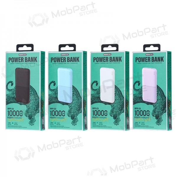 Bateria externa Power Bank Remax RPP-23 12W 10000mAh preto