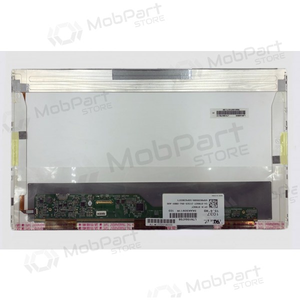 Matrica 15.6“ 1366x768 HD, LED, matte, 30pin (kairė), A+ Matrica 15.6“ 1366x768 HD, LED, matte, 30pin (kairė), A+