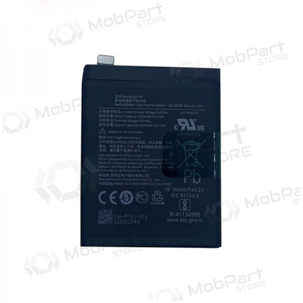 OnePlus 8 (BLP761) bateria / acumulador (4230mAh) OnePlus 8 (BLP761) bateria / acumulador (4230mAh)
