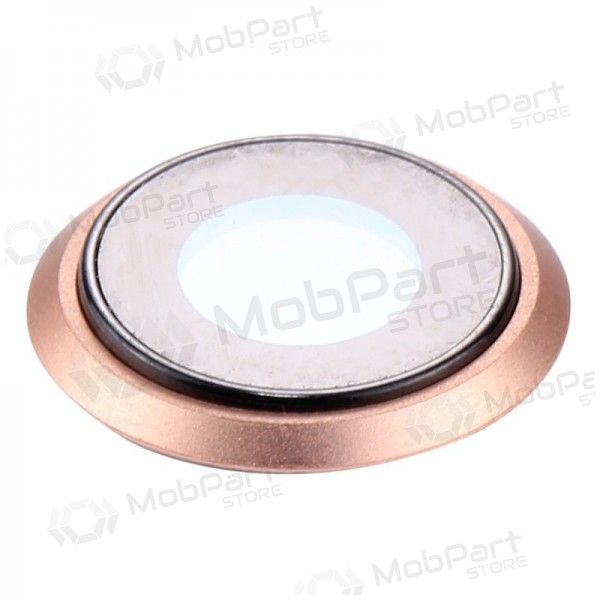 Apple iPhone 8 / SE 2020 lente vidro da câmera (dourado) (com moldura) Apple iPhone 8 / SE 2020 lente vidro da câmera (dourado) (com moldura)