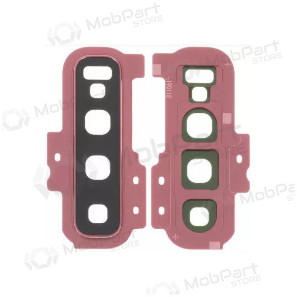 Samsung G975 Galaxy S10+ lente vidro da câmera rosa (Flamingo Pink) Samsung G975 Galaxy S10+ lente vidro da câmera rosa (Flamingo Pink)