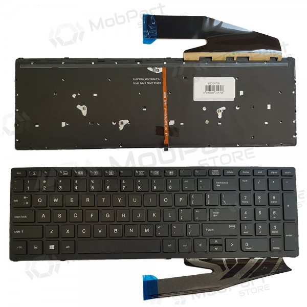 HP ZBook 17 G4, 15 G3, G4, 17 G3, G4, US teclado HP ZBook 17 G4, 15 G3, G4, 17 G3, G4, US teclado