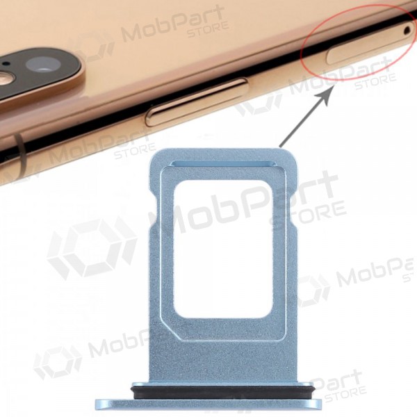 Apple iPhone XR SIM titular do cartão (azul)