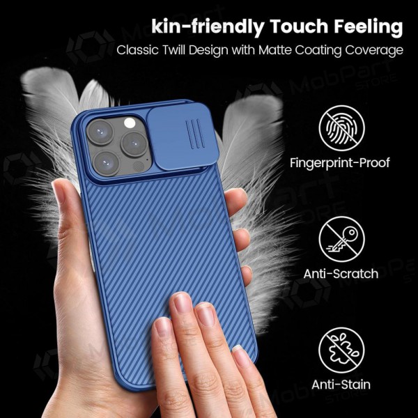 Apple iPhone 15 Plus capa „Nillkin CamShield Pro“ (azul)