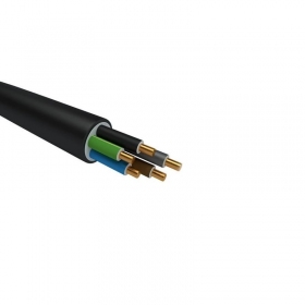 Cabo de força Elpar N2XH-J 5x1.5 mm² cobre XLPE CPR B2ca 0.6/1 kV monolítico