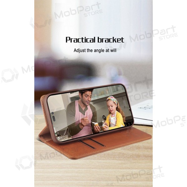 Capa HDD Magnetic Wallet Case Samsung G990 S21 FE 5G marrom