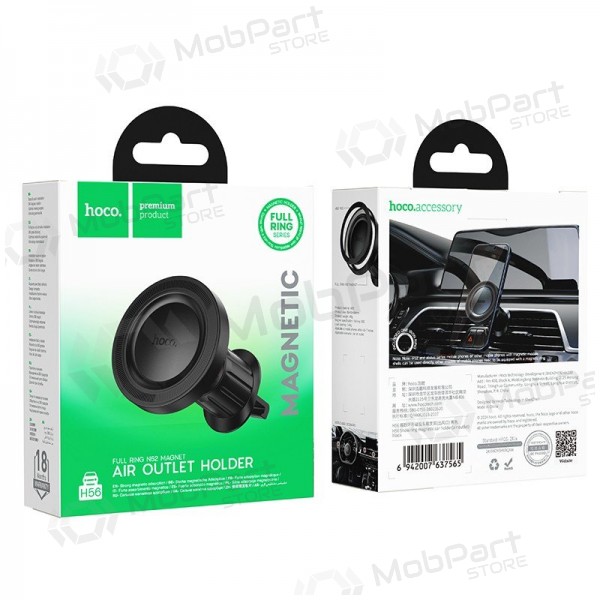 Suporte para telefone de carro Hoco H56 (air vent) preto