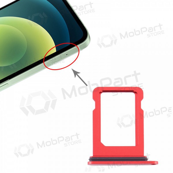 Apple iPhone 12 SIM titular do cartão (vermelho)