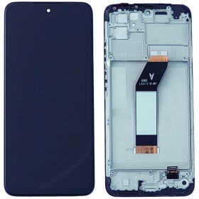 Xiaomi Redmi 10 2022 ecrã (preto) (com moldura) (original)