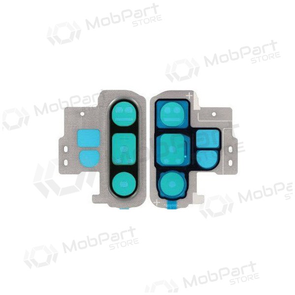Samsung N975 Galaxy Note 10 Plus lente vidro da câmera (prata) Samsung N975 Galaxy Note 10 Plus lente vidro da câmera (prata)